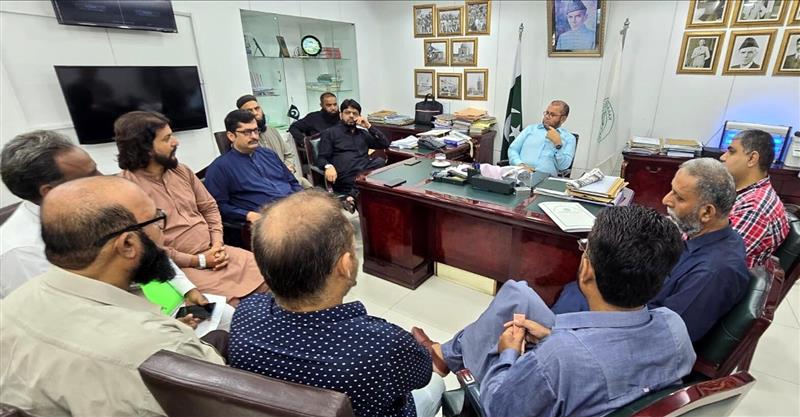 Director General Karachi Development Authority Syed Shujaat Hussain met the delegation of All Karachi Real Estate Association United Group.