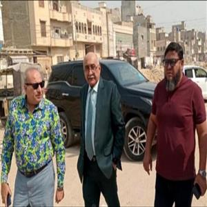 Director General Karachi Development Authority Altaf Gohar Memon visited the ongoing development works in Mujahid Colony.