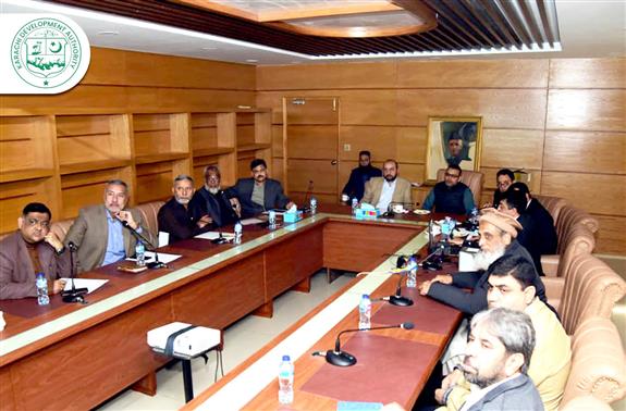 A session of top officials to discuss the agenda of online verification of land through NADRA was chaired by DG KDA Syed Muhammad Ali Shah. 