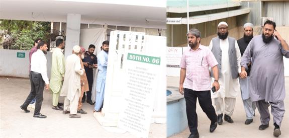 On the instructions of Director General Karachi Development Authority Asif Jan Siddiqui, Secretary KDA Arshad Khan is supervising the election process during KDA Referendum 2025.