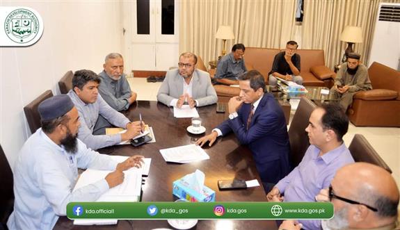 Director-General Karachi Development Authority Syed Shujaat Hussain, met with a delegation from the House Building Finance Corporation (HBFC).