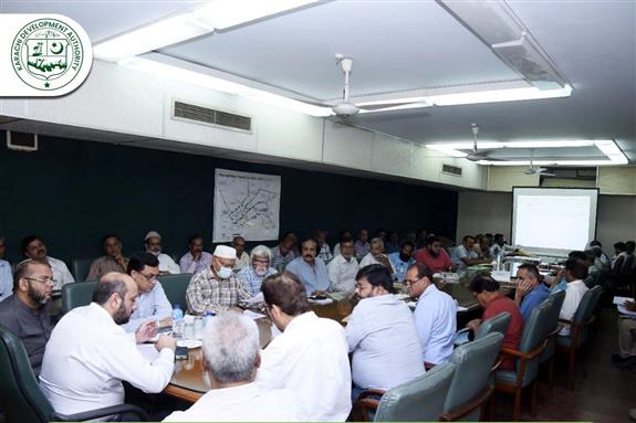 DG KDA Syed Muhammad Ali Shah called an emergency meeting at Civic Centre. 